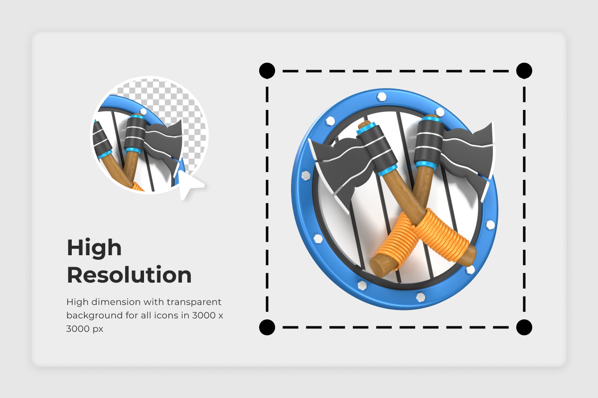 Game Badges 3D Icon Pack, a Decorative Illustration by twinstd (Photo 3 of 7)