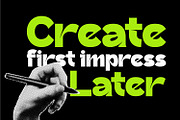 Haberga - Sans Serif Display Font, a Sans Serif Font by Rishsketch (Thumbnail 2 of 13)