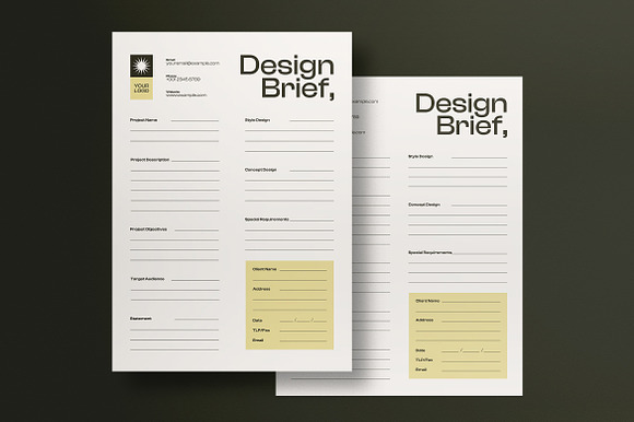 Design Brief US Letter preview 3