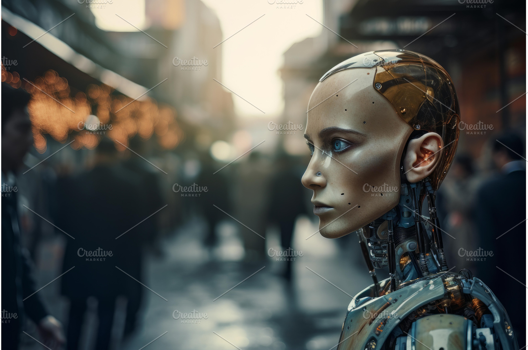 Interactive robot speaking. Generate, a Technology Photo by Ylivdesign