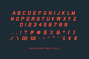 Sea Dog Swift | Sports Display Font, a Font by Doug Houvener (Thumbnail 8 of 10)