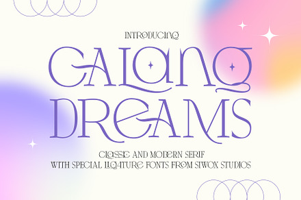 Calang Dreams with Ligatures