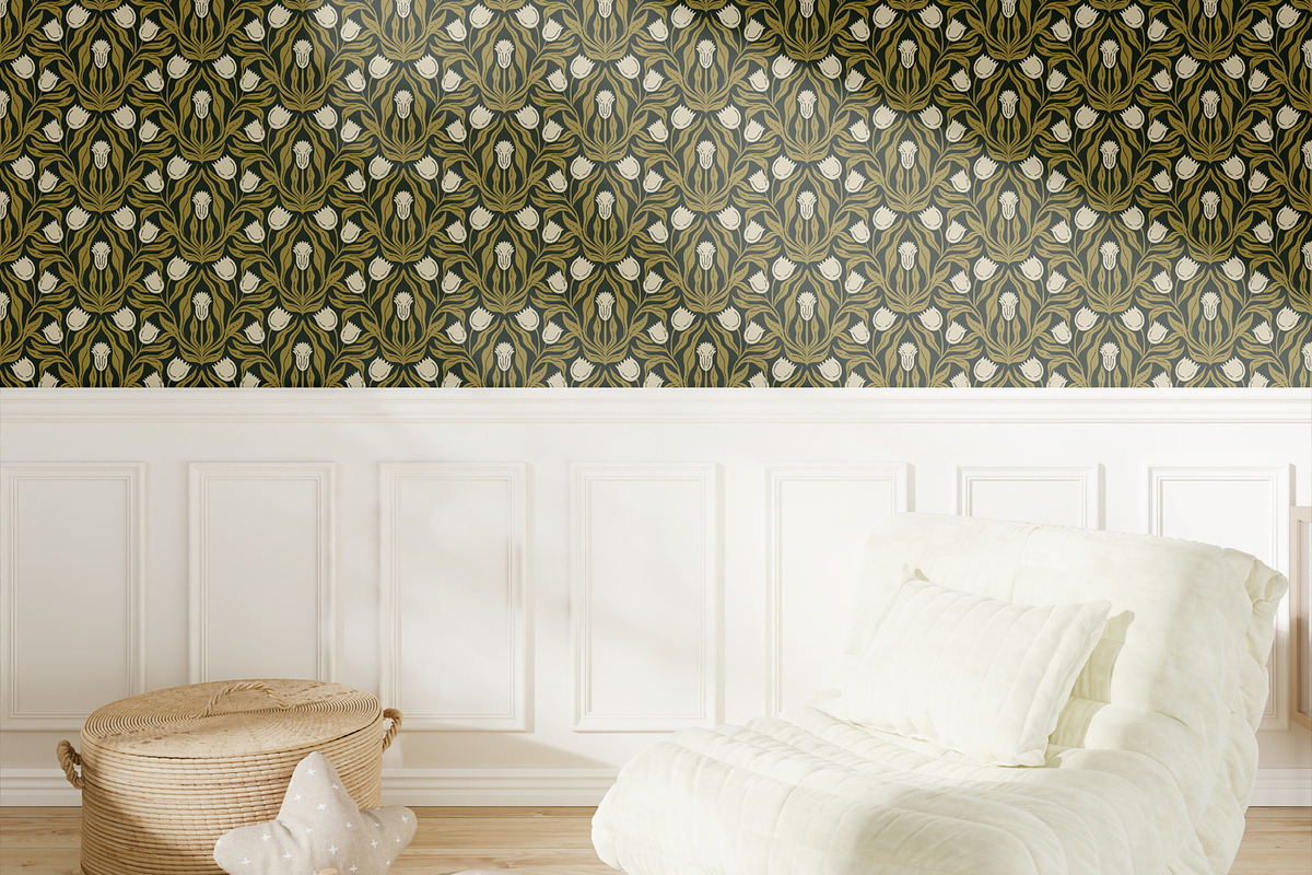 Classic Wallpaper Vol 3, a Wallpaper Graphic by Bloomart Studio (Photo 3 of 5)