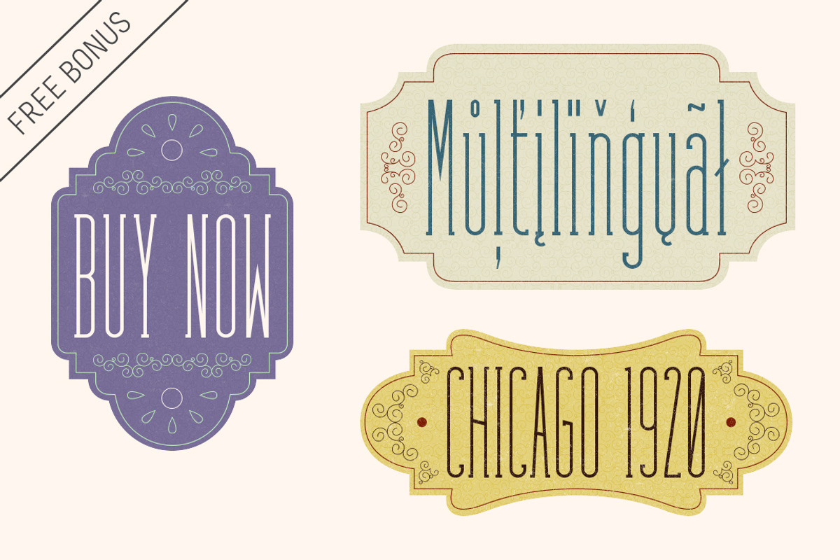 Fabuleuse Slab Font + Free Bonus preview 5