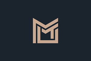 combination of letter MT or TM logo, a Branding & Logo Template by Rasagama Studio