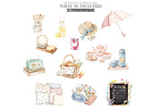 Silly Goose Spring Watercolor, an Illustration by CharmClipArt (Thumbnail 6 of 9)