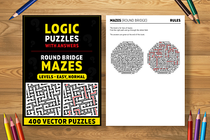 Round Bridge Mazes - 2 books (2025)