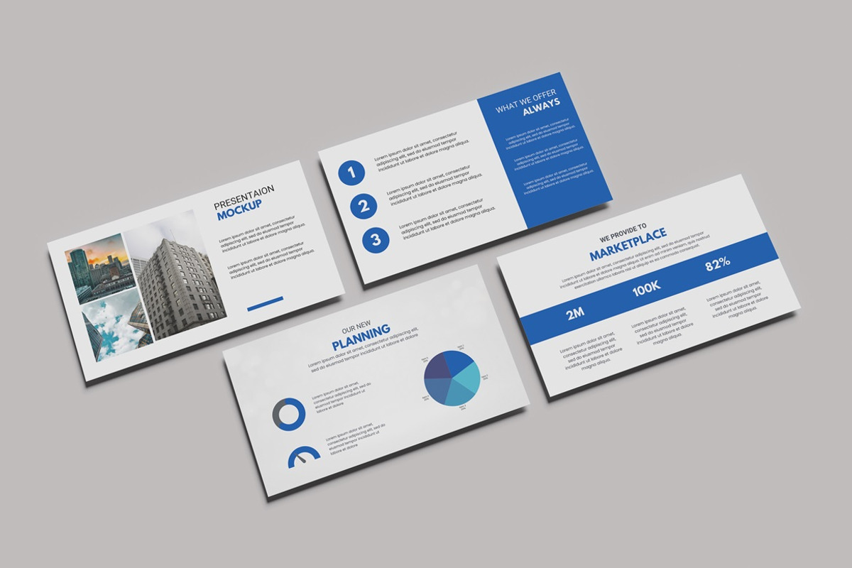 Presentation Mockup, an Advertising Mockup by AndikaGraphic (Photo 2 of 7)