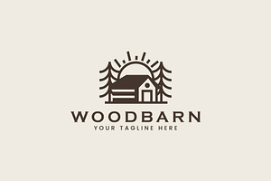 Woodbarn Logo Template