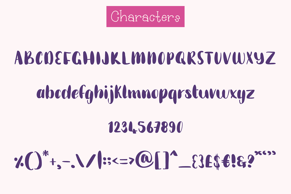Truly Love Chunky Handwritten Font, a Sans Serif Font by Dancing with Ink (Photo 19 of 19)