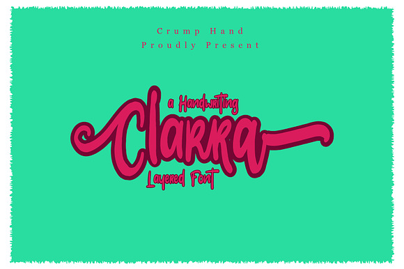 Clarra Layered Fonts preview 7