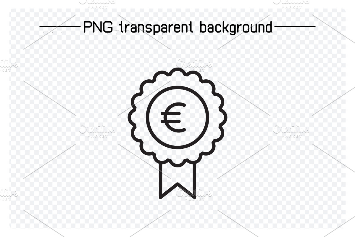 Euro Money Icons Set, an Outline Icon by Designfour (Photo 6 of 7)