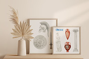 Santorini Greece Watercolor Clipart, an Object Graphic by svetlanaARTdreams (Thumbnail 2 of 12)