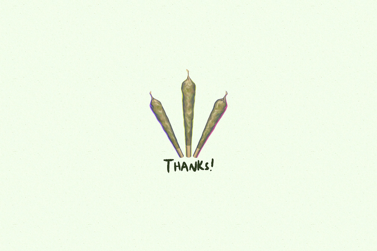 Colourful Marijuana Stuff, a Healthcare Illustration by AlenaO (Photo 4 of 4)