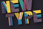 Colorful Art - 3D Lettering, a Graphic by MIIM (Thumbnail 4 of 8)