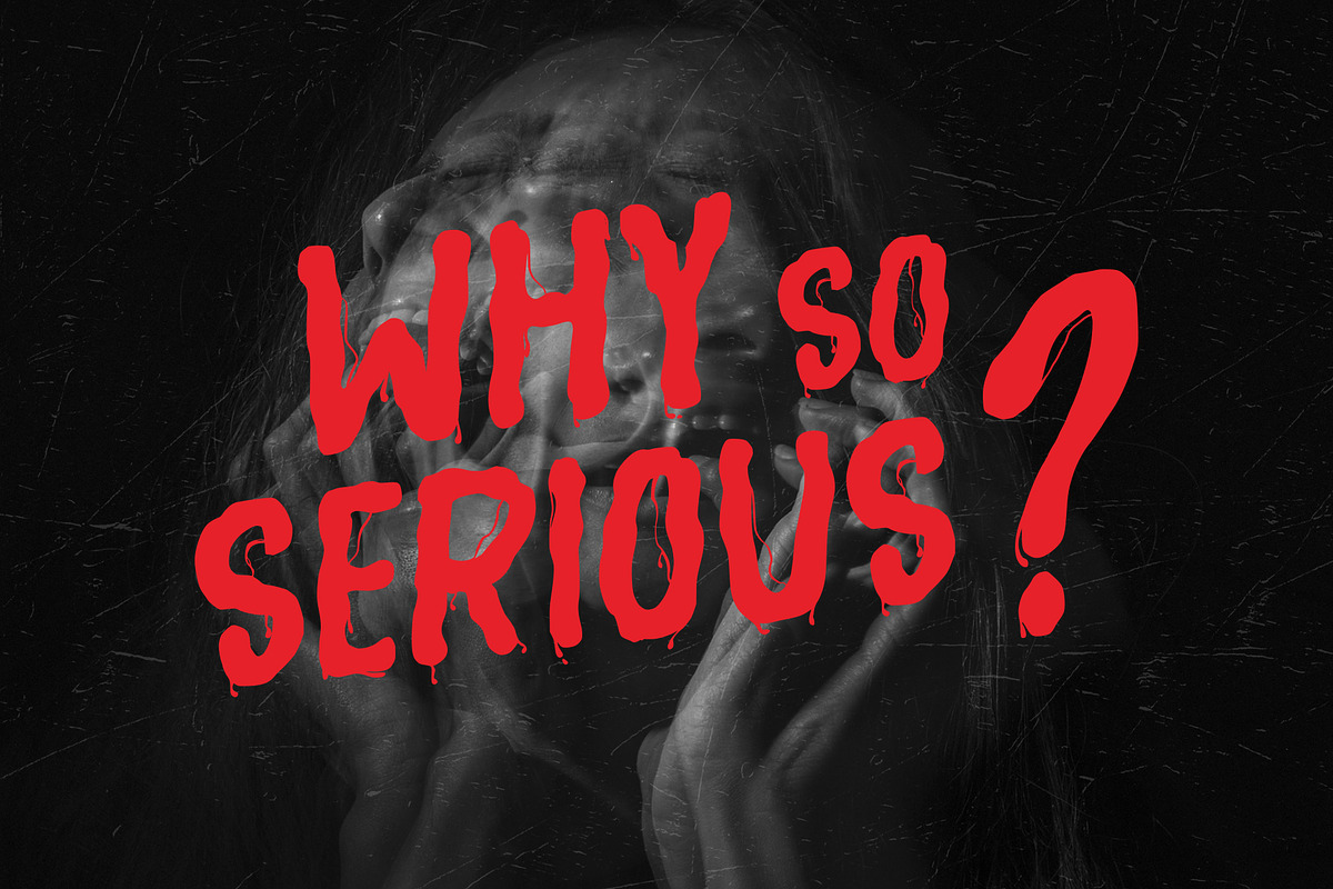 NCL HALLOWEEN DANGER - Bloody Horror, a Handwritten Font by Enxyclo Studio (Photo 8 of 10)