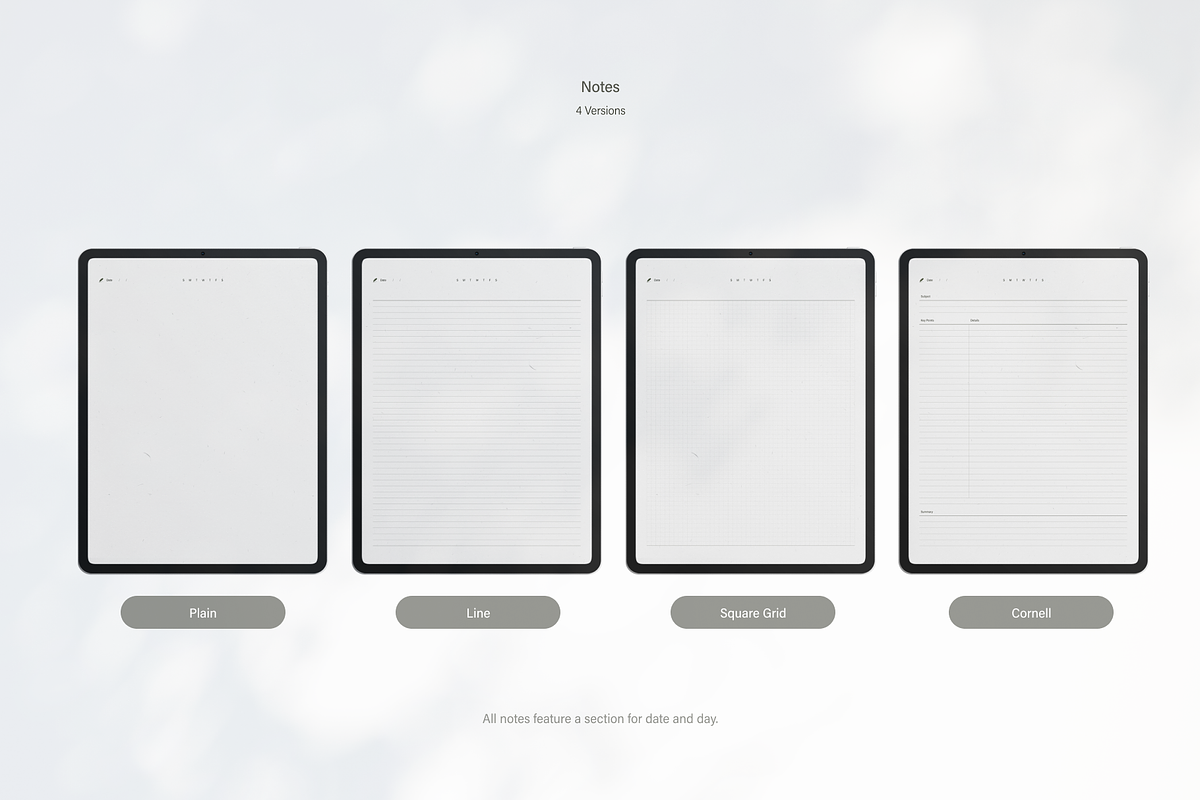 Digital Planner 2024 | Paper Texture, an App Template by SydneyYeom (Photo 11 of 11)