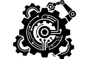 Gear and technology icons, a Technology Illustration by abu67222 (Thumbnail 4 of 13)