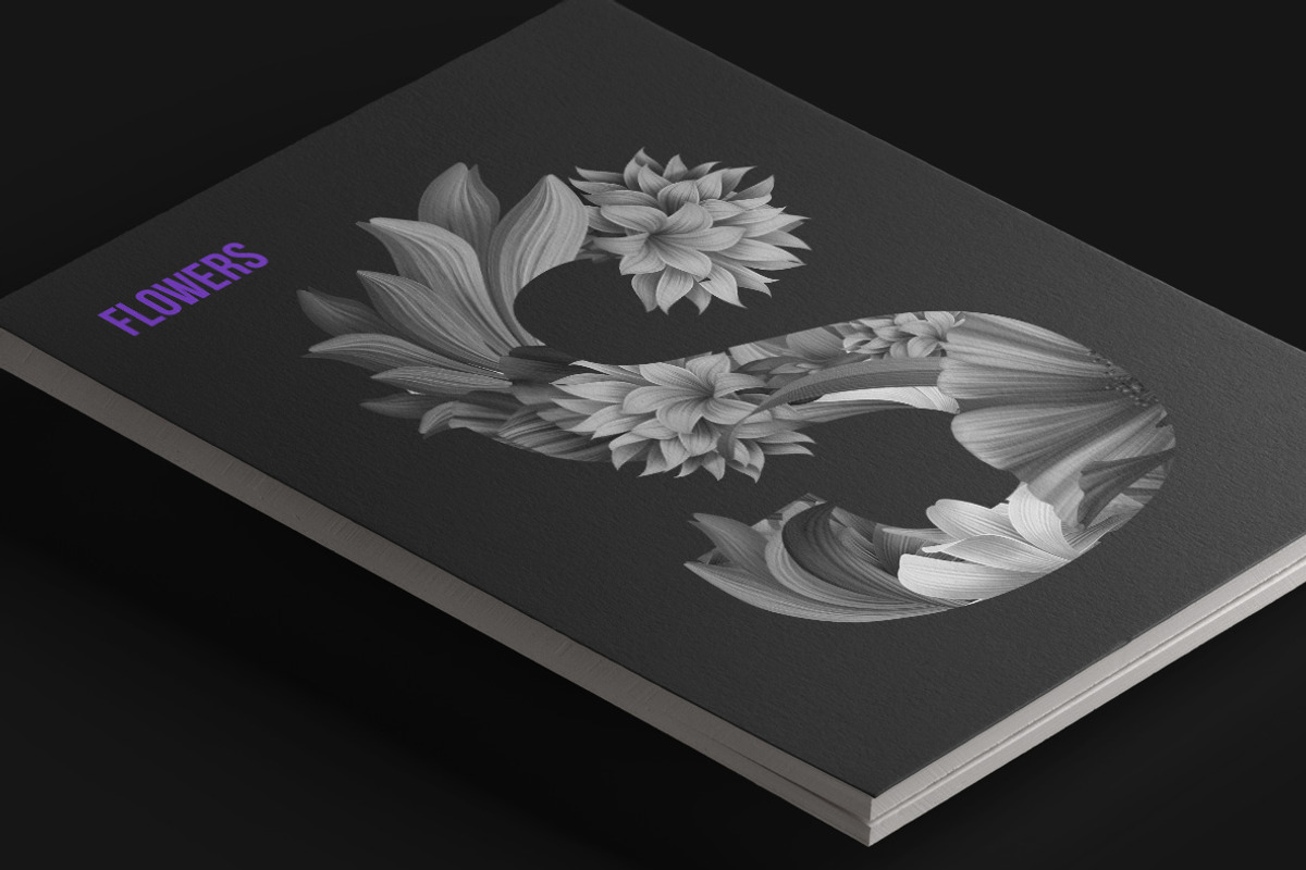 Wacomka Flowers Font, a Font by Handmadefont (Photo 3 of 10)