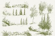 Lakeside Villas – A Timeless Italian, a Decorative Illustration by Eyeinspire (Thumbnail 6 of 8)