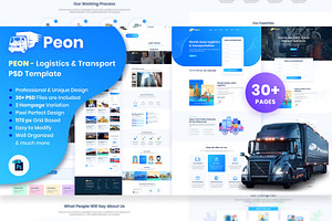 Peon - Logistic PSD Template