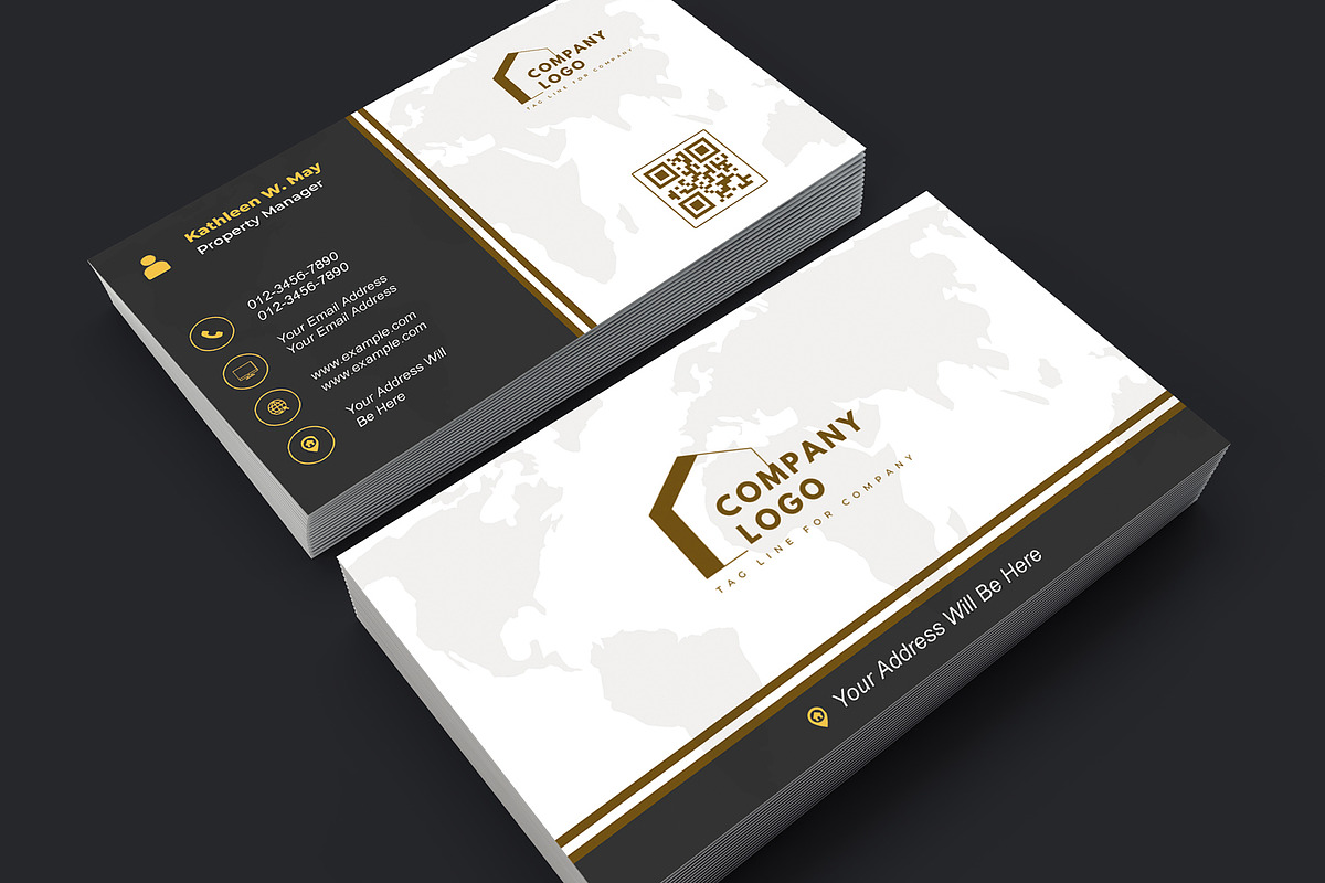 Clean Business Card Template preview 5