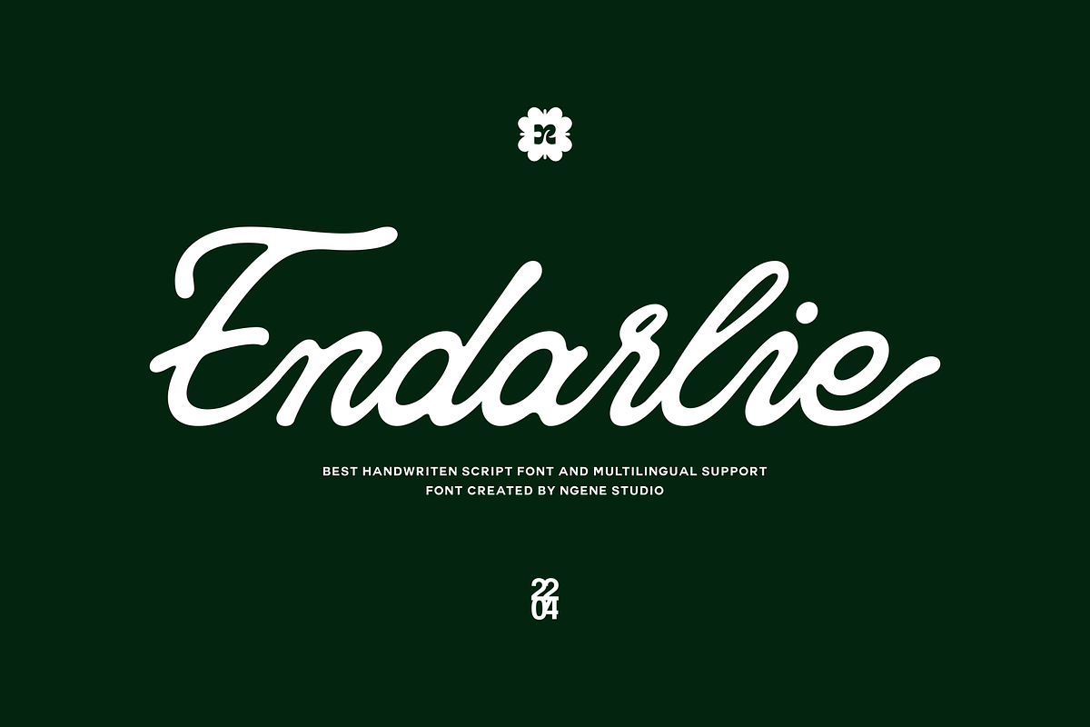 Endarlie, a Script Font by ngene (Photo 1 of 9)