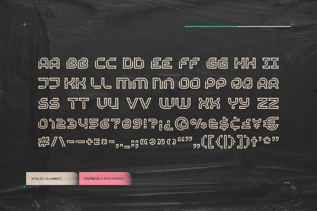Tangler - Twisted Font, a Sans Serif Font by Gleb Guralnyk (Photo 6 of 6)