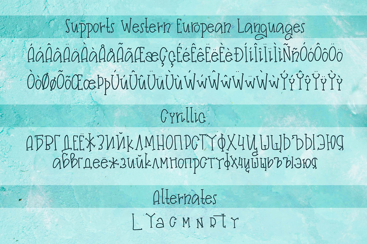 Frozen Margarita - Handwritten Font preview 5