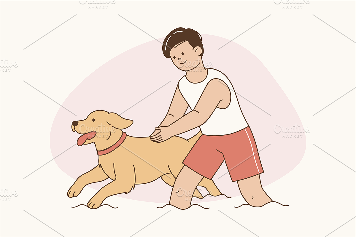 The Pet Connection Illustration, an Object Graphic by Jump Studio (Photo 10 of 12)