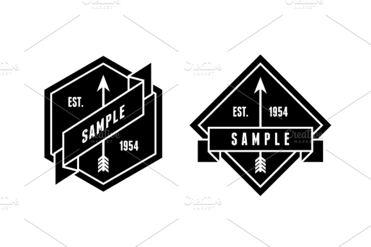 8 Badges With Arrows, a Branding & Logo Template by Ezepov (Photo 1 of 3)