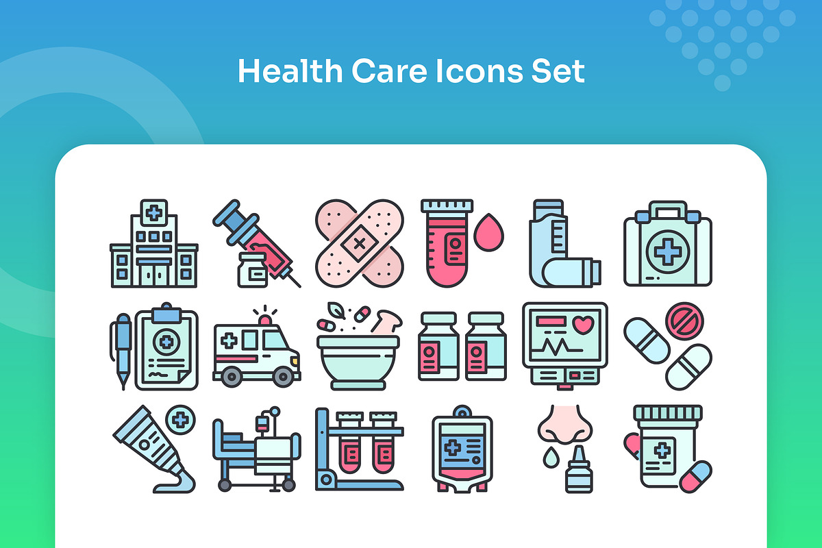 Health Care Icons Set - Filled Line, an Icon by Kmg Design (Photo 2 of 3)