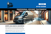 Man with a van/Removals HTML Website, a HTML Template by Darweish Designs (Thumbnail 1 of 2)