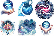 Aquarius Season Clipart, an Illustration by Designking (Thumbnail 2 of 4)