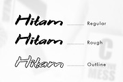 Hitam Bold 3 Font, a Font by khurasan (Thumbnail 7 of 9)