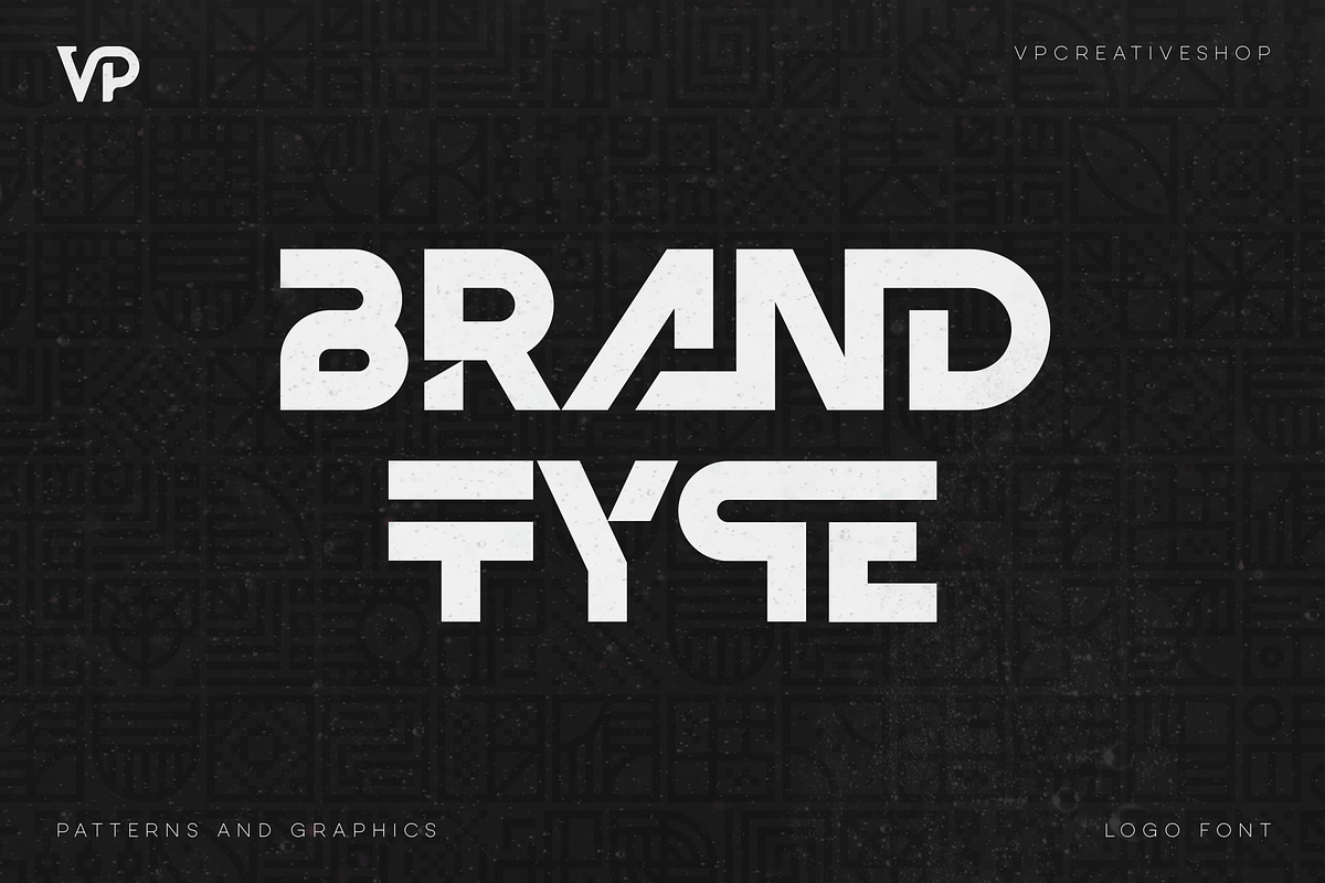 SALE! Brand Type - logo font, a Sans Serif Font by VP Fonts (Photo 1 of 13)