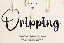 Dripping | Script Font