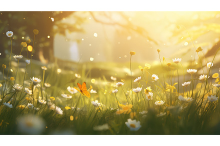 landscape nature decoration light, a Nature Photo by pikepicture