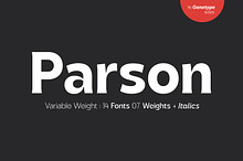 Parson Family - 14 Font