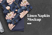 Linen Napkin Mockup, a Graphic by rebrandy (Thumbnail 1 of 6)
