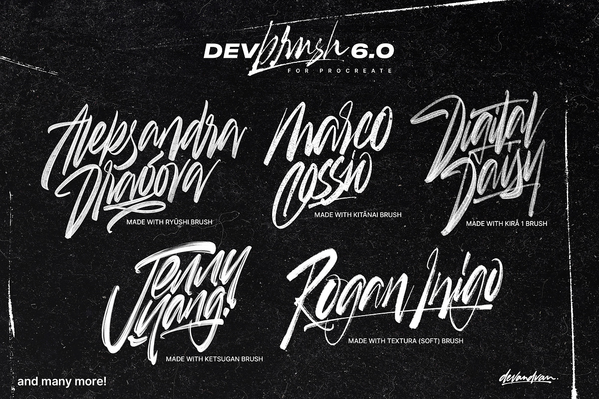 DevBrush 6.0 for Procreate 5, a Brush Add-On by Alif Devan R. (Photo 10 of 11)