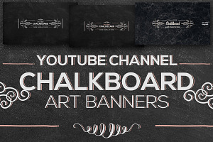 Chalkboard Youtube Channel Banners