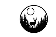 Beautiful deer forest circle art, an Illustration by Amazin_art (Thumbnail 11 of 32)
