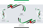 UAE flag ribbon vector, a Templates & Theme by Simbos (Thumbnail 9 of 9)