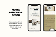 AMALIA Canva landing page, a Landing Page Template by Studio Suvelle (Thumbnail 6 of 8)