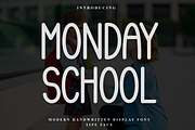 Monday School, a Sans Serif Font by FreshTypeINK (Thumbnail 1 of 8)