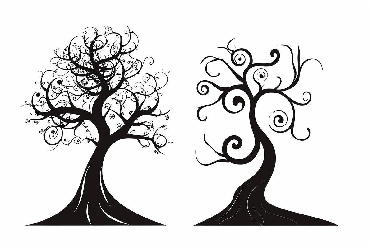 Tree Laser Cut Bundle | Decorative T, a Graphic by BIPLOB EXPERT (Photo 8 of 11)