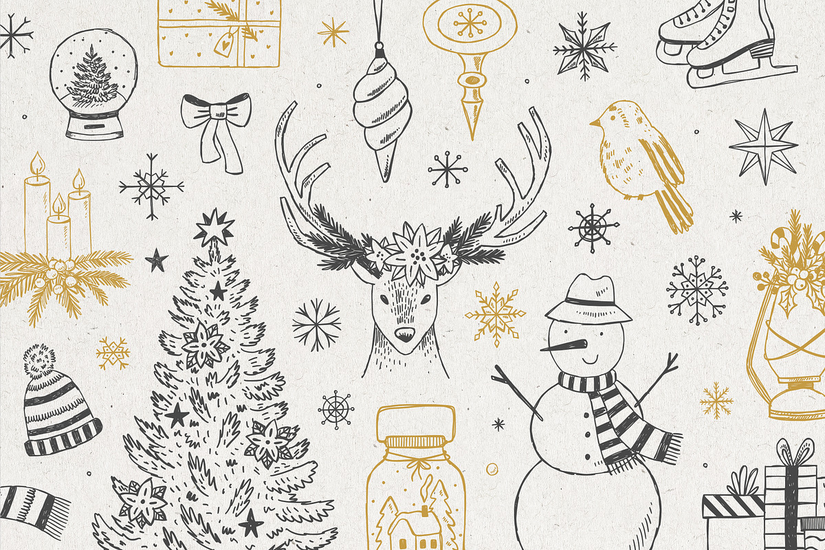 Vintage Christmas, a Decorative Illustration by Redchocolate (Photo 4 of 11)