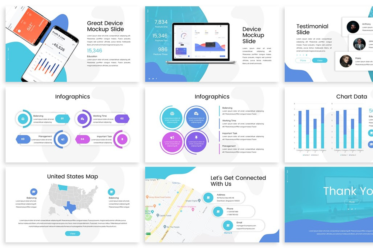iTech - Technology Powerpoint, a Presentation Template by SlideFactory