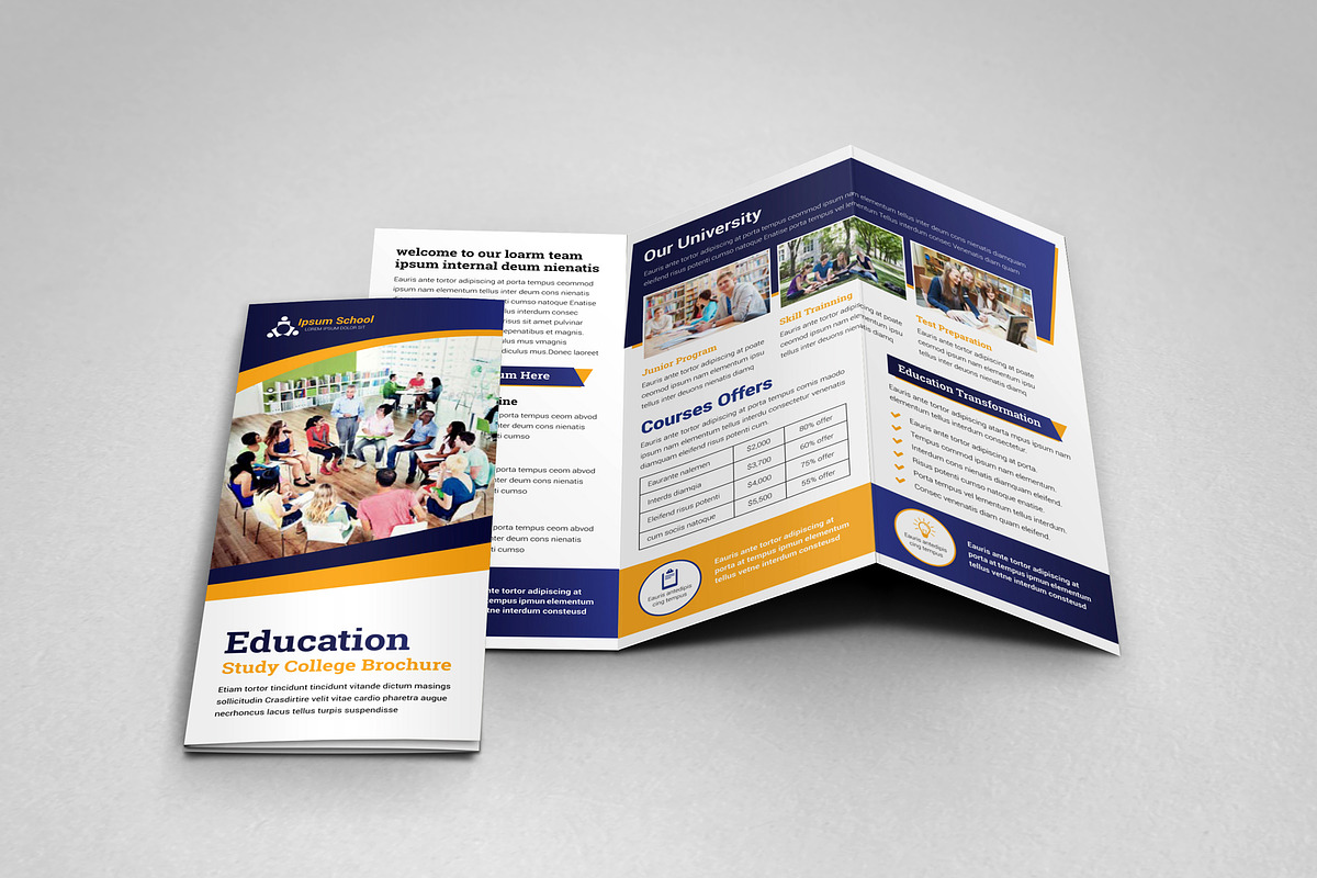 Education College Trifold V5, a Brochure Template by JanySultana (Photo 10 of 10)